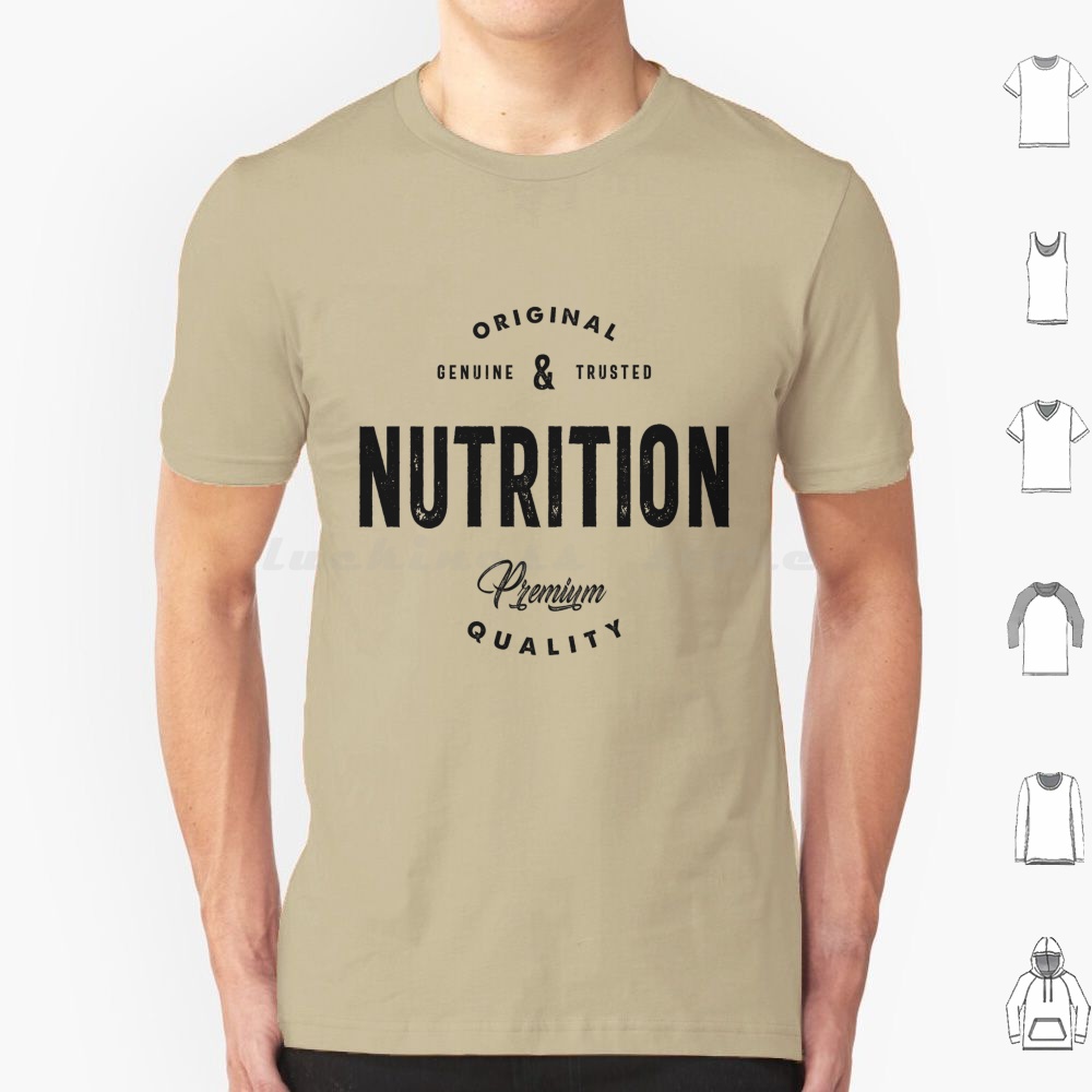 Nutrition & Fitness Class - Camiseta Original de nutrición de algodón