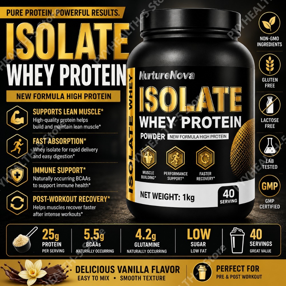 Nutrition For Fitness And Sports - Proteína de Suero Aislada en Polvo