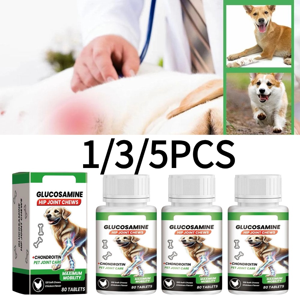Glucosamine Chondroitin Joint - 80 Tabletas para el Soporte de