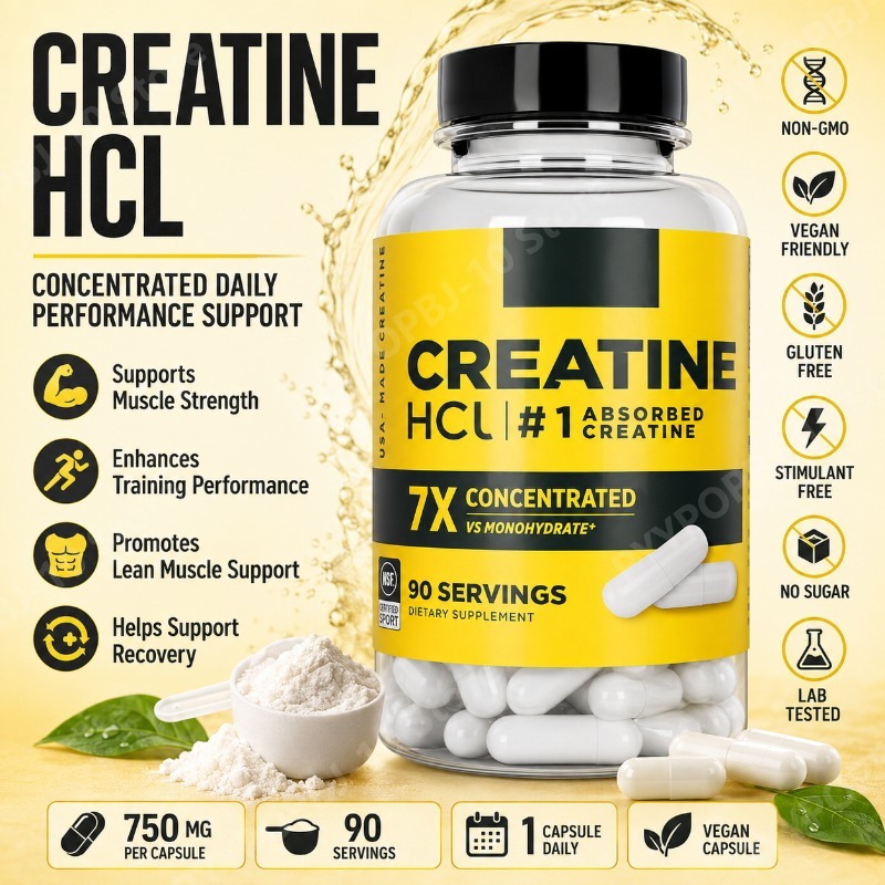 Creatina HCl 750mg 90 Cápsulas - Nutrition Of Fitness reseña y precio