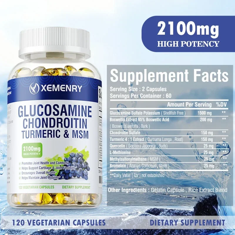 Cápsulas de glucosamina y cond - Glucosamine Chondroitin Joint reseña y precio