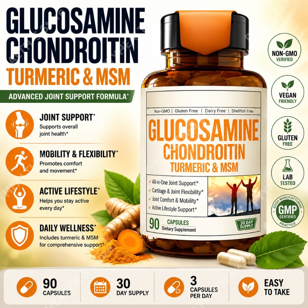 Cápsulas de Glucosamina, Condr - Glucosamine Chondroitin Joint reseña y precio