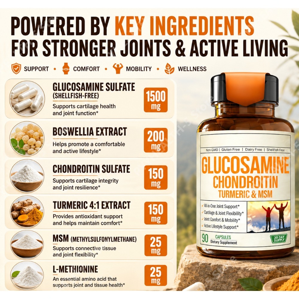 Cápsulas de Glucosamina, Condr - Glucosamine Chondroitin Joint reseña y precio