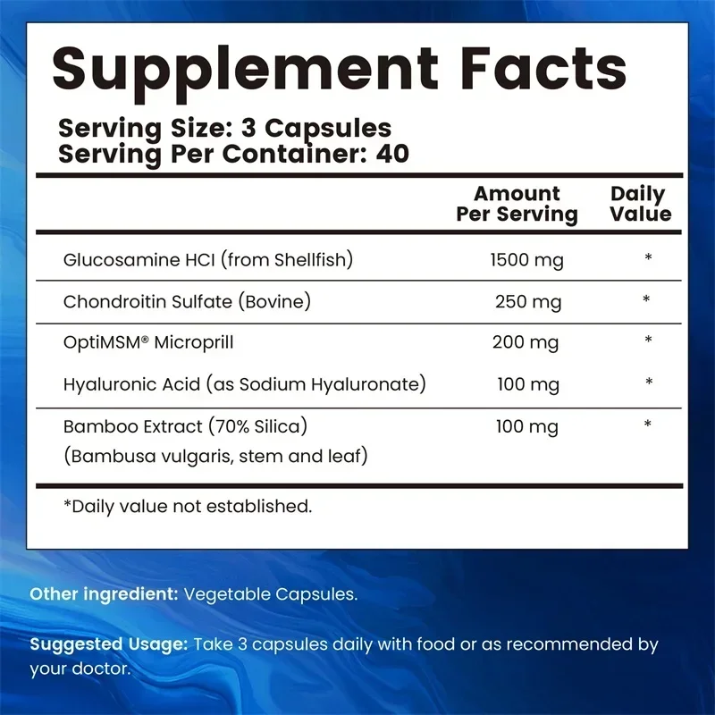 Soporte para las articulacione - Glucosamine Chondroitin Joint reseña y precio