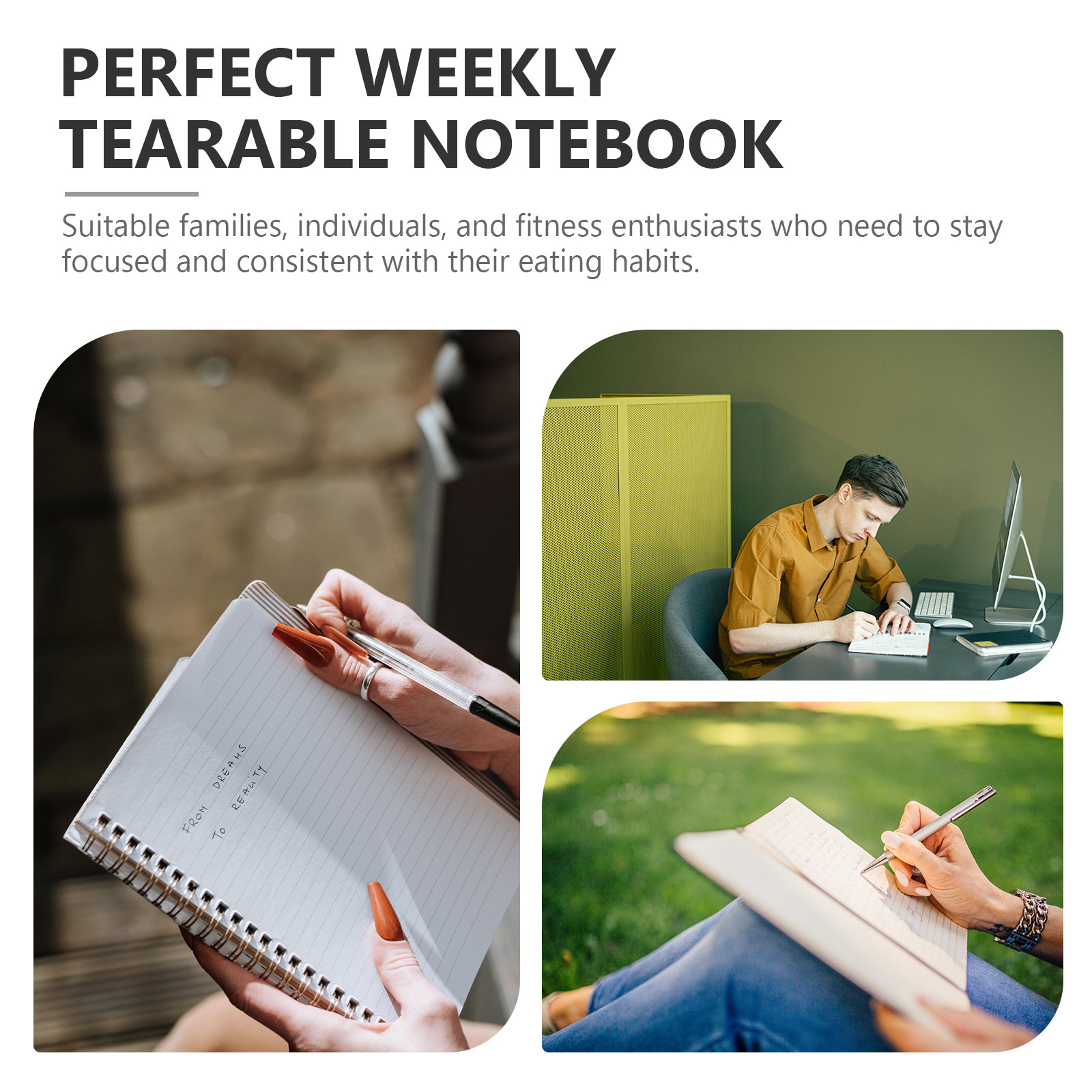 Cuaderno de Menú Semanal, Plan - Nutrition Of Fitness reseña y precio