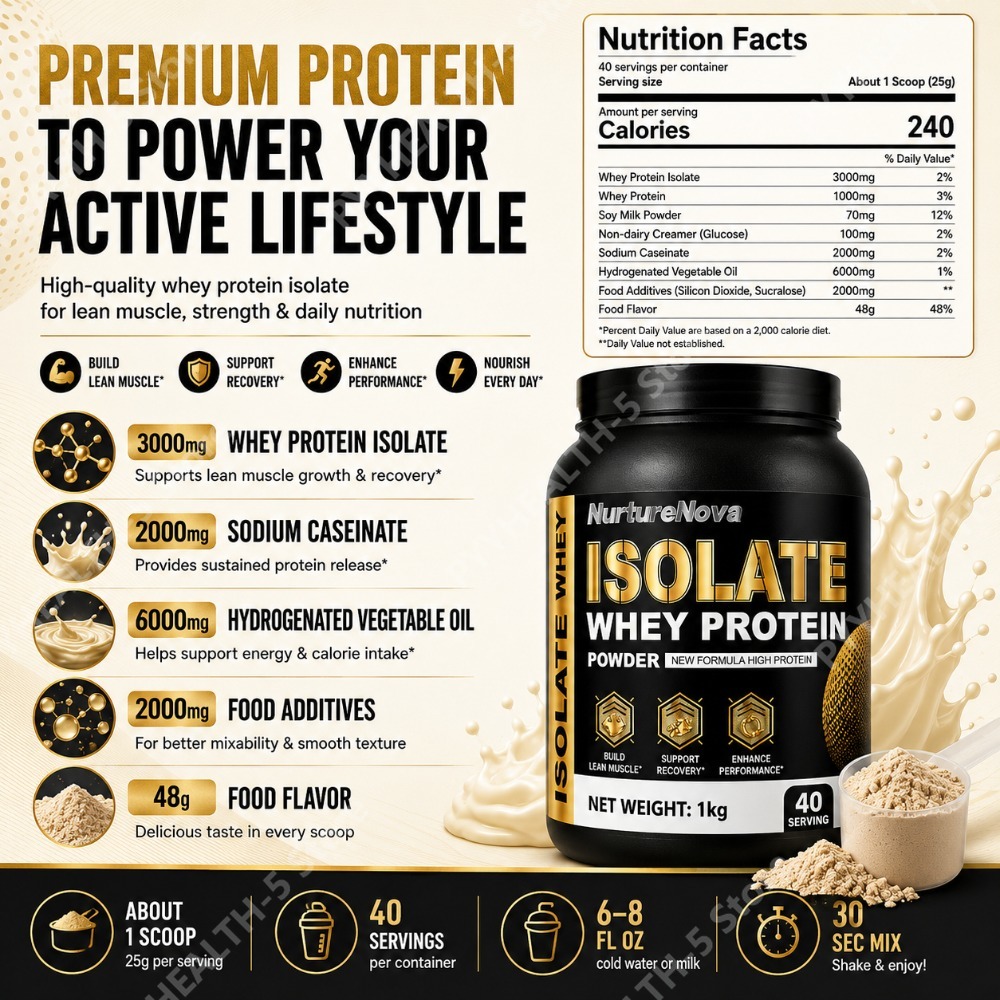 Proteína de Suero Aislada en P - Nutrition For Fitness And Sports reseña y precio