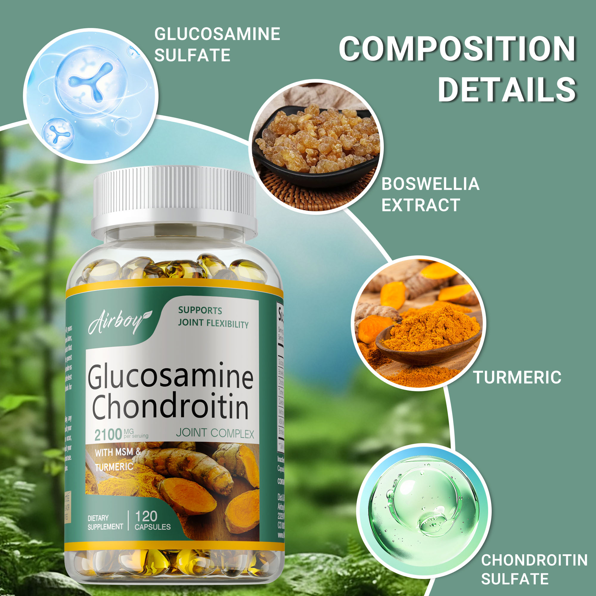 Glucosamina y condroitina - An - Glucosamine Chondroitin Joint reseña y precio